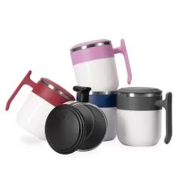 Caneca Plástica com Inox na Parte Interna Personalizada 