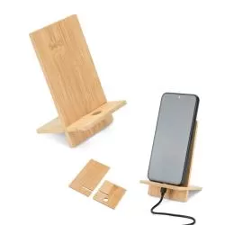 Suporte para Celular em Bambu Desmontável